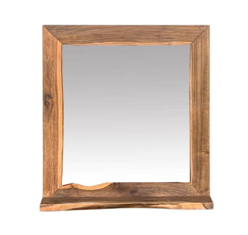 Main Möbel Badspiegel Badspiegel 70x78cm 'Dakar' Akazie massiv lackiert von Main Möbel