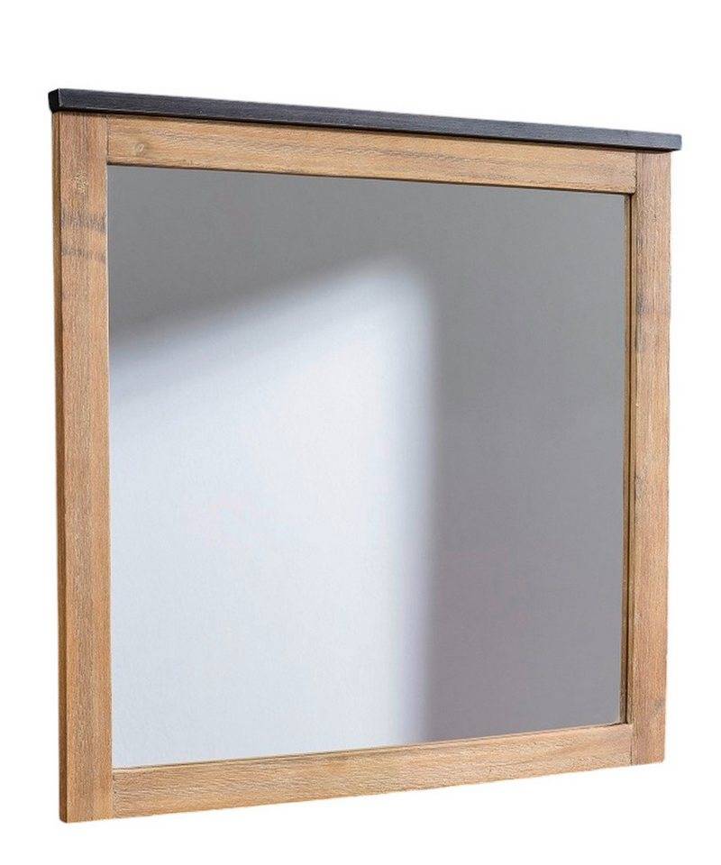 Main Möbel Badspiegel Badspiegel 75x75cm 'Genua' Akazie gebürstet von Main Möbel