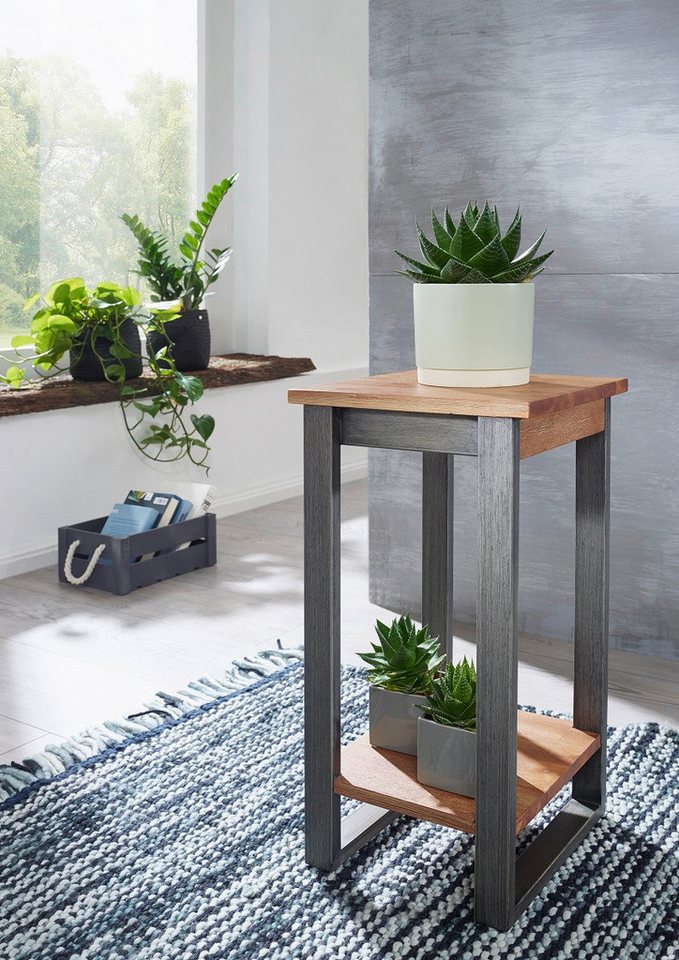 Main Möbel Blumentisch Blumensäule 30x60cm "Genua" Akazie gebürstet von Main Möbel