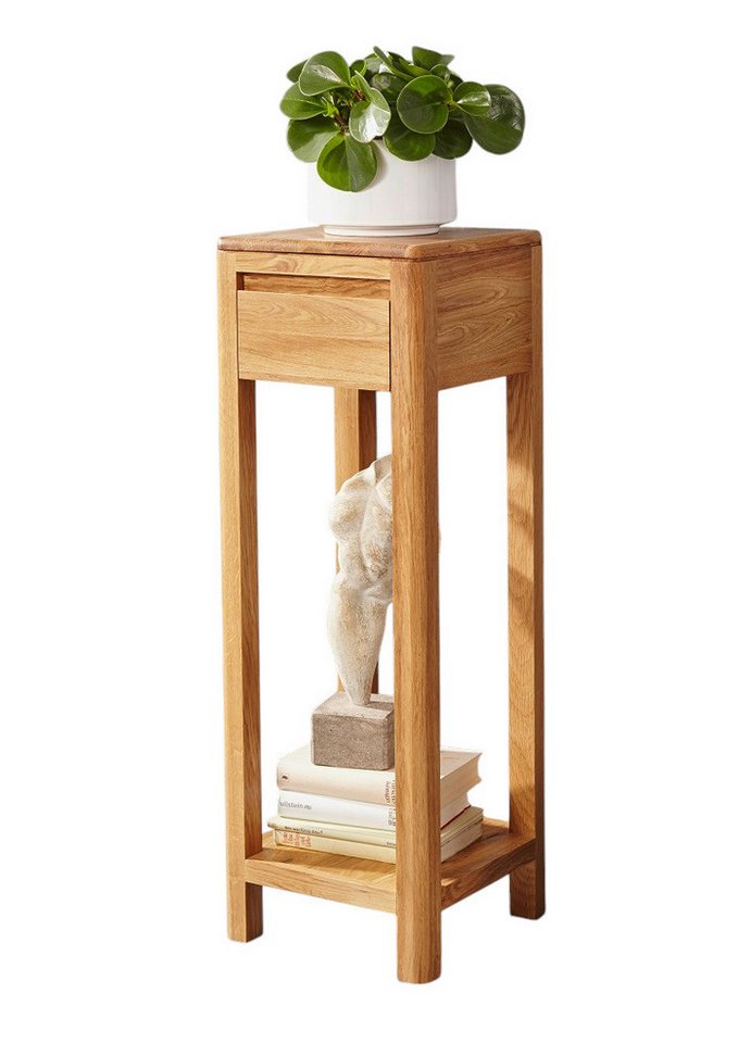 Main Möbel Blumentisch Blumensäule 30x90cm "Bayreuth" Wildeiche massiv von Main Möbel