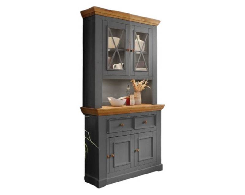 Main Möbel Buffet Buffet 2-trg. "Zürich II" Kiefer massiv grau WZ-0133 von Main Möbel