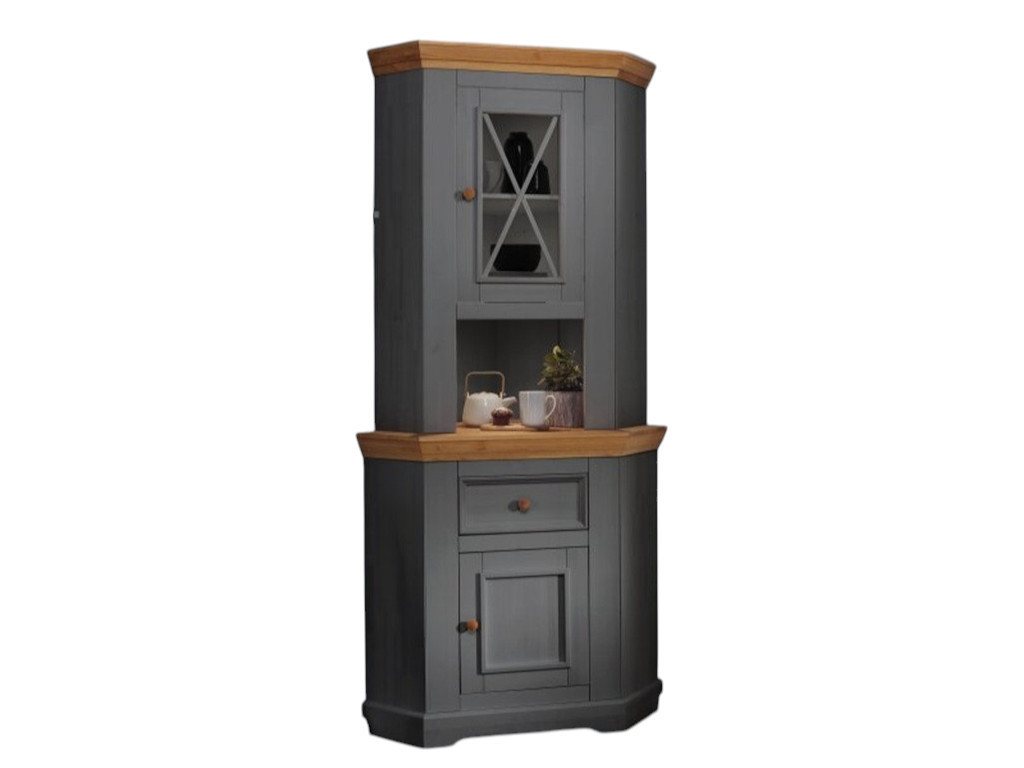 Main Möbel Buffet Eckbuffet "Zürich II" Kiefer massiv grau WZ-0133 Main Möbel Buffet Eckbuffet "Zürich II" Kiefer massiv grau WZ-0133 von Main Möbel