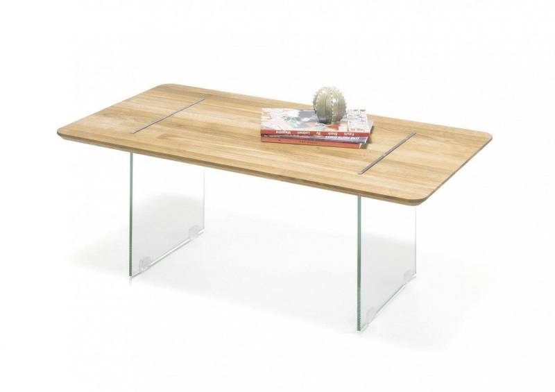 Main Möbel Couchtisch Couchtisch 110x60cm 'Torben' Wildeiche massiv & Glas von Main Möbel