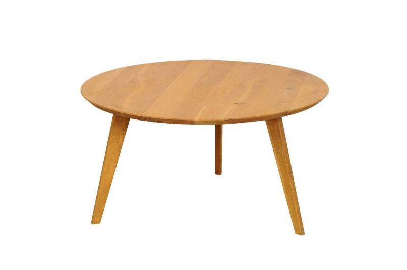 Main Möbel Couchtisch Beistelltisch "Bern" 90cm Wildeiche massiv Olpe von Main Möbel