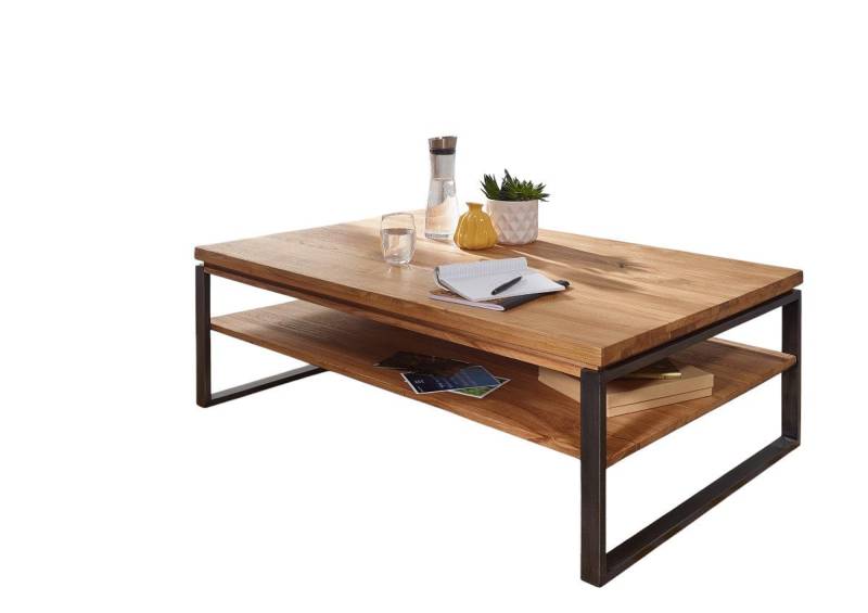 Main Möbel Couchtisch Couchtisch 120x80cm 'Taipeh' Wildeiche massiv von Main Möbel