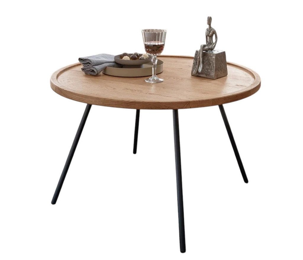 Main Möbel Couchtisch Couchtisch 80x50cm "Lissabon" Wildeiche & Metall schwarz Main Möbel Couchtisch Couchtisch 80x50cm "Lissabon" Wildeiche & Metall schwarz von Main Möbel