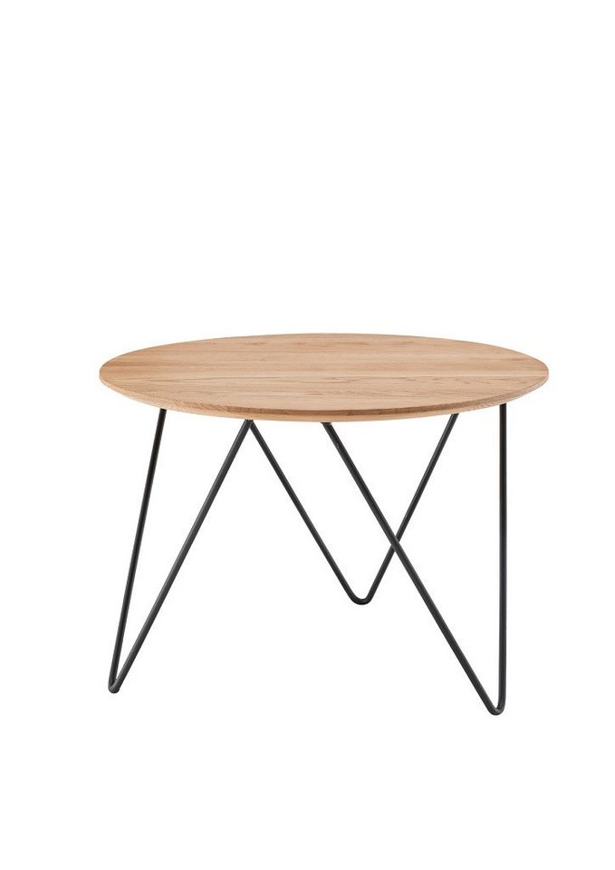 Main Möbel Couchtisch Couchtisch rund 60cm 'Lissabon' Wildeiche Stahl schwarz Main Möbel Couchtisch Couchtisch rund 60cm 'Lissabon' Wildeiche Stahl schwarz von Main Möbel