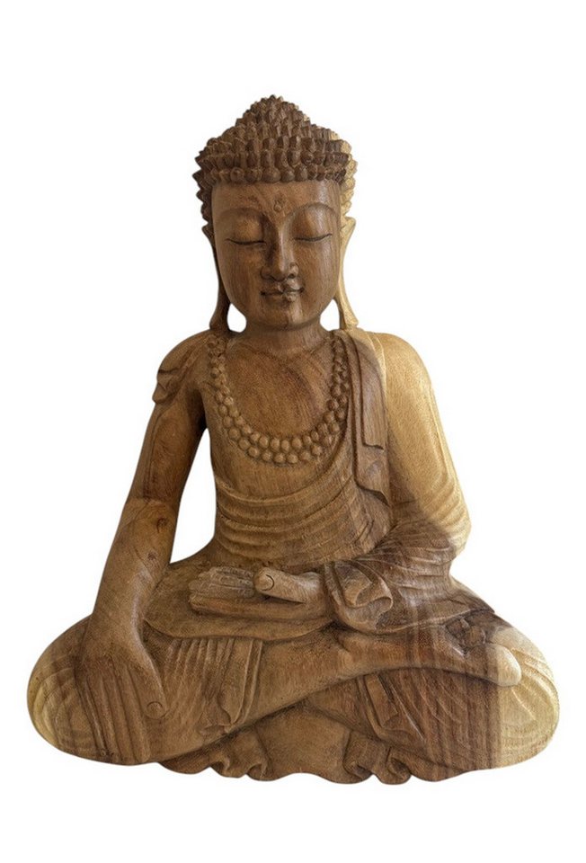 Main Möbel Dekofigur Deko-Figur 30x40cm "Buddha" Massivholz von Main Möbel