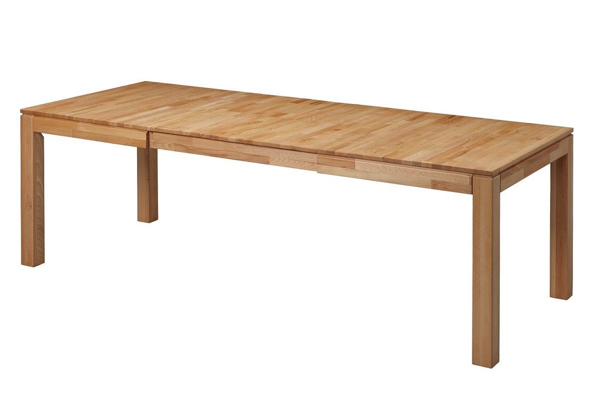 Main Möbel Esstisch Ausziehtisch 140(220)x90cm "Dirk" Kernbuche massiv geölt von Main Möbel