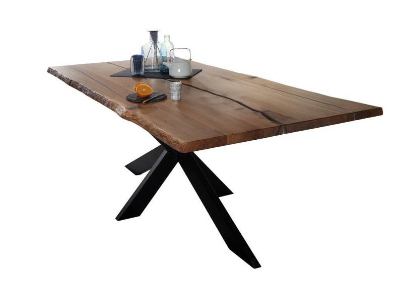 Main Möbel Esstisch Epoxidharz Tisch 220x100cm "Kiew" Wildeiche massiv von Main Möbel