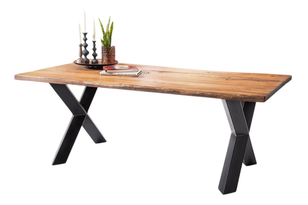 Main Möbel Esstisch Esstisch mit gerader Kante 220x100cm 'Pinta' Altholz & X-Fuß Main Möbel Esstisch Esstisch mit gerader Kante 220x100cm 'Pinta' Altholz & X-Fuß von Main Möbel