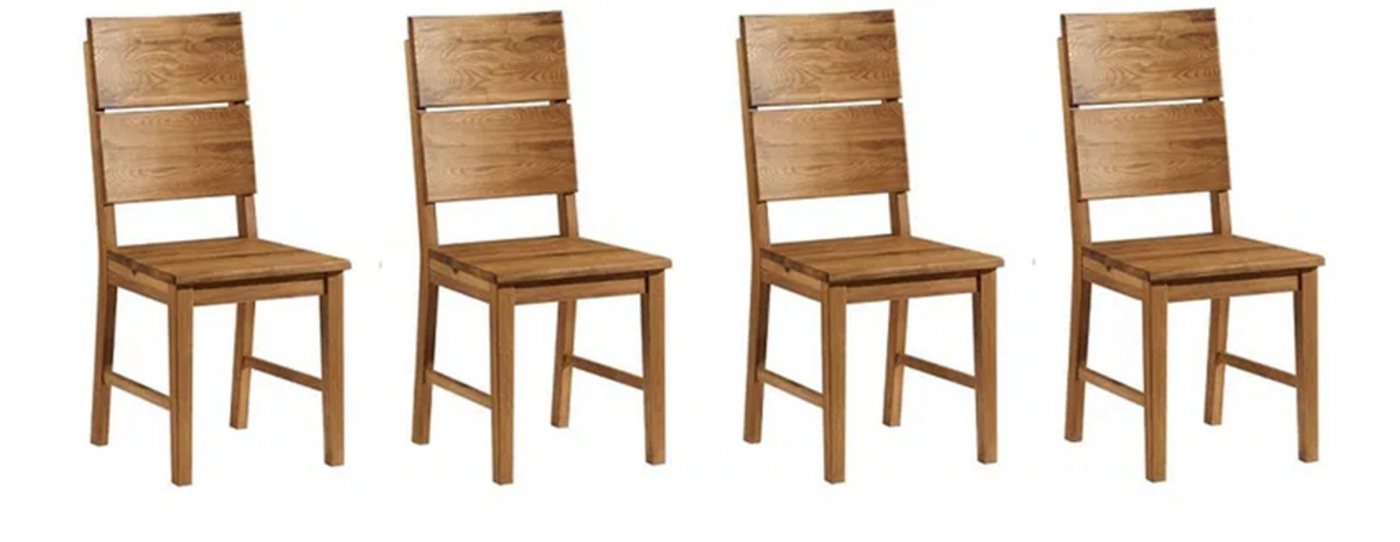 Main Möbel Esszimmerstuhl Esszimmerstuhl 4er-Set "Mike" Wildeiche massiv Main Möbel Esszimmerstuhl Esszimmerstuhl 4er-Set "Mike" Wildeiche massiv von Main Möbel