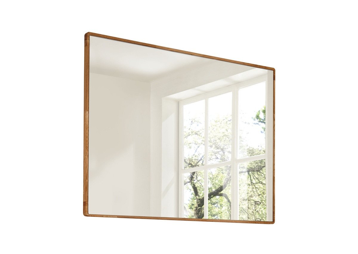 Main Möbel Garderobenspiegel 100x80cm "Kent" Wildeiche massiv von Main Möbel