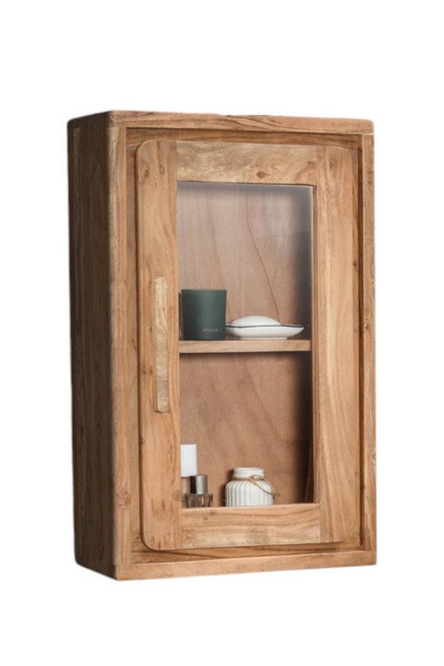 Main Möbel Hängeschrank Badoberschrank 44x70cm 'Pure' Akazie massiv von Main Möbel
