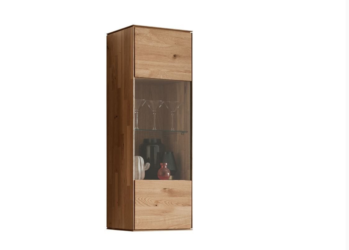 Main Möbel Hängevitrine Hängevitrine 40x123cm 'Prag' Wildeiche geölt von Main Möbel