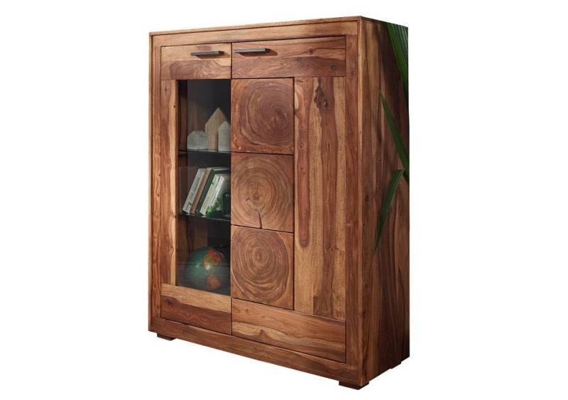 Main Möbel Highboard Highboard 103x135cm "Rio" Palisander massiv von Main Möbel