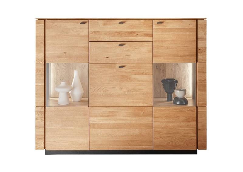 Main Möbel Highboard Highboard 157x127cm "Savona" Wildeiche geölt von Main Möbel