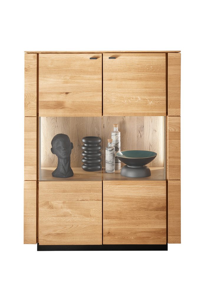 Main Möbel Highboard Highboard 99x127cm "Savona" Wildeiche geölt von Main Möbel