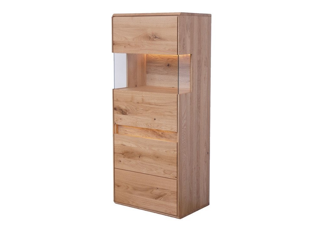 Main Möbel Highboard Highboard Kommode rechts 63x152cm Wildeiche Berlin von Main Möbel