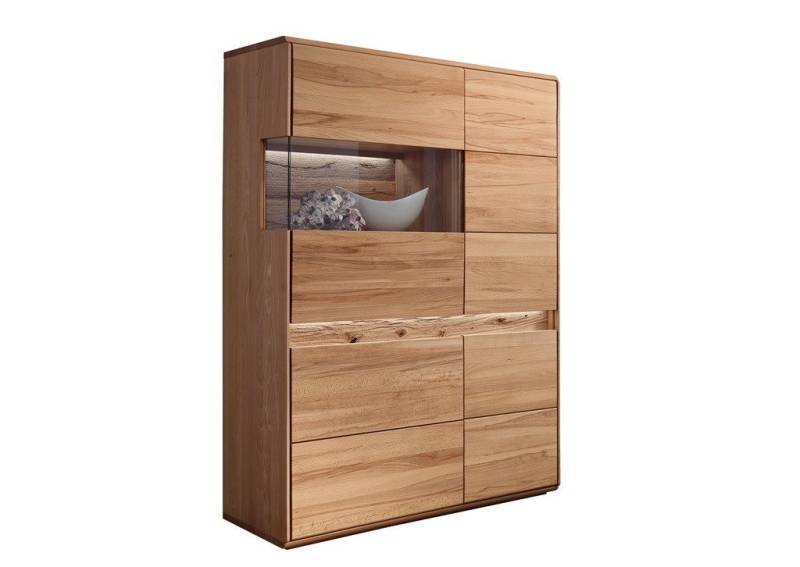 Main Möbel Highboard Highboard links 103x152cm Kernbuche Berlin von Main Möbel