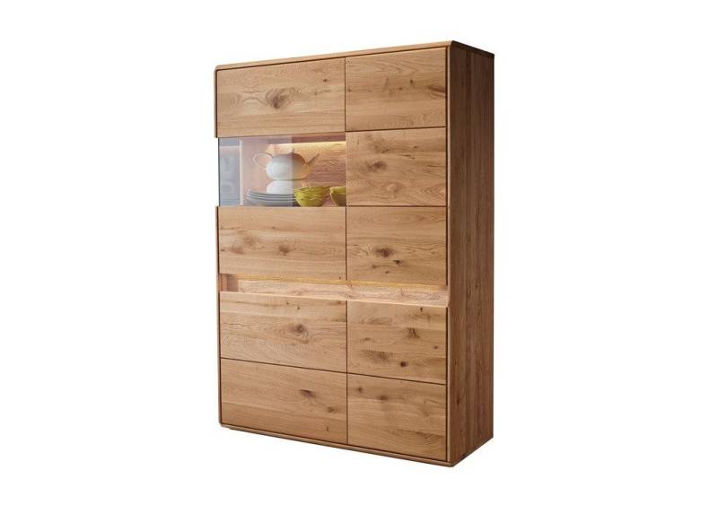 Main Möbel Highboard Highboard links 103x152cm Wildeiche Berlin von Main Möbel
