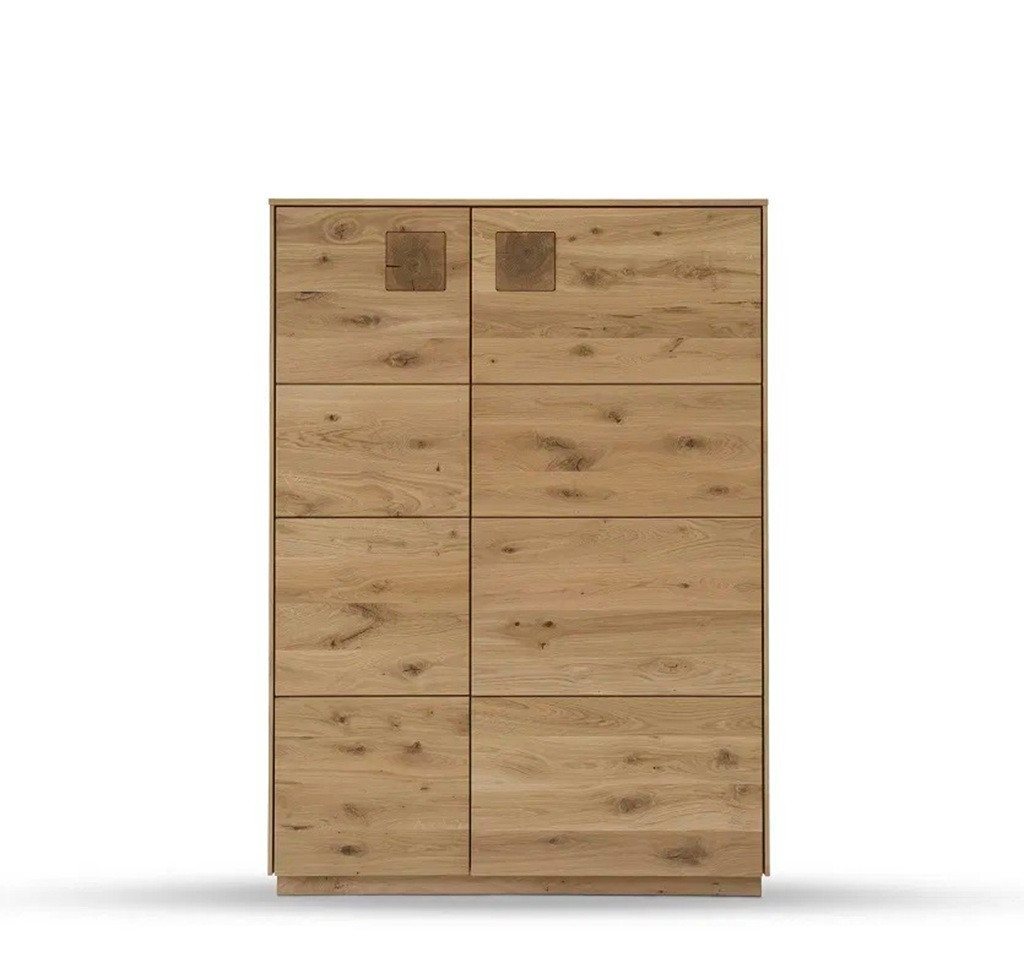 Main Möbel Highboard Highboard m.Holztüren 103x145cm 'Monza' Wildeiche geölt Main Möbel Highboard Highboard m.Holztüren 103x145cm 'Monza' Wildeiche geölt von Main Möbel