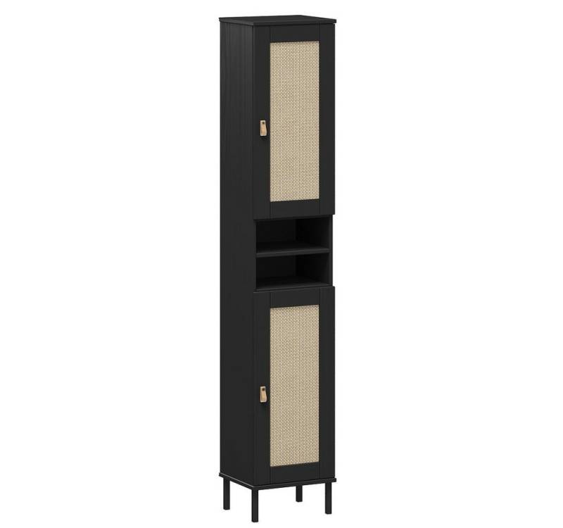 Main Möbel Hochschrank Badhochschrank 35x190cm 'Seattle' Kiefer massiv schwarz Main Möbel Hochschrank Badhochschrank 35x190cm 'Seattle' Kiefer massiv schwarz von Main Möbel