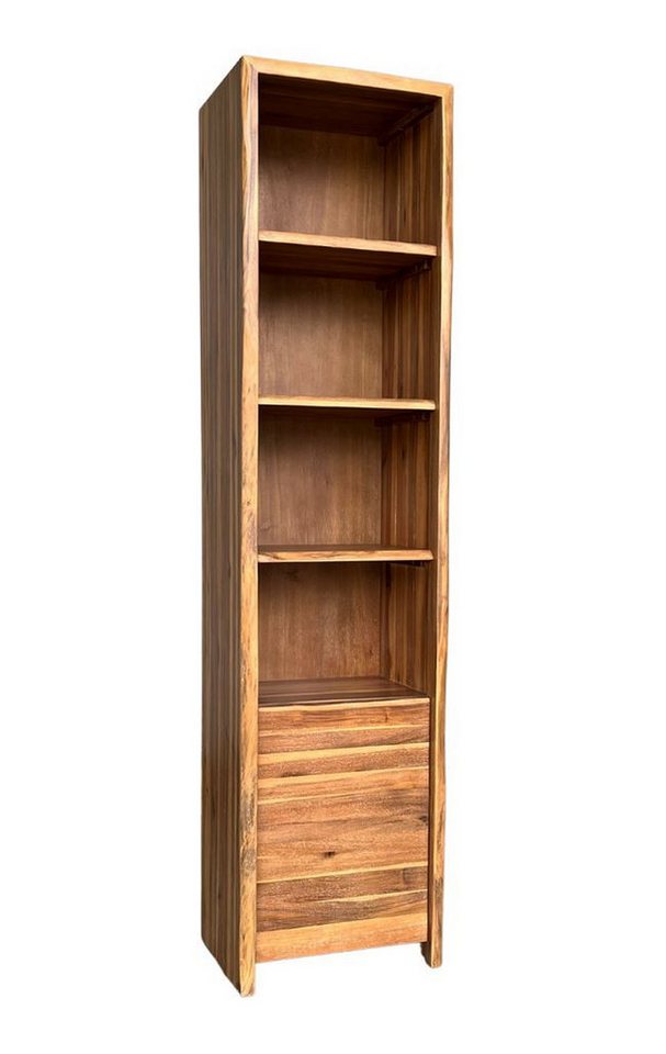 Main Möbel Hochschrank Badhochschrank 45x185cm 'Dakar' Akazie massiv lackiert von Main Möbel