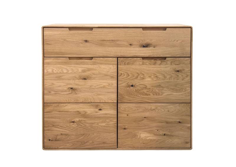 Main Möbel Kommode Kommode 100x91cm "Kent" Wildeiche massiv von Main Möbel