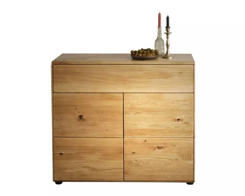 Main Möbel Kommode Kommode 100x91cm "Messina" Wildeiche massiv von Main Möbel