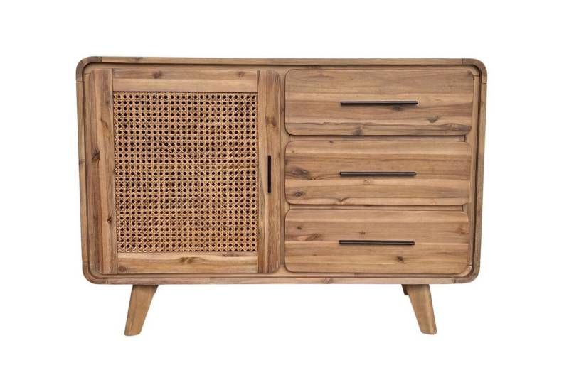 Main Möbel Kommode Kommode 108x82cm 'Ravello' Akazie & Rattangeflecht von Main Möbel