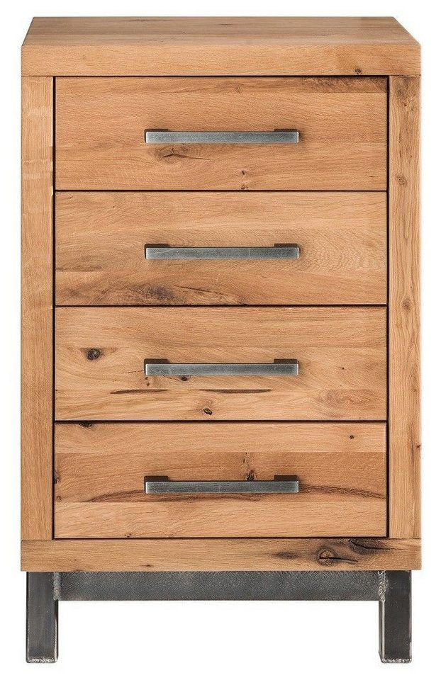Main Möbel Kommode Kommode 50x79cm 'Lima' Wildeiche massiv von Main Möbel