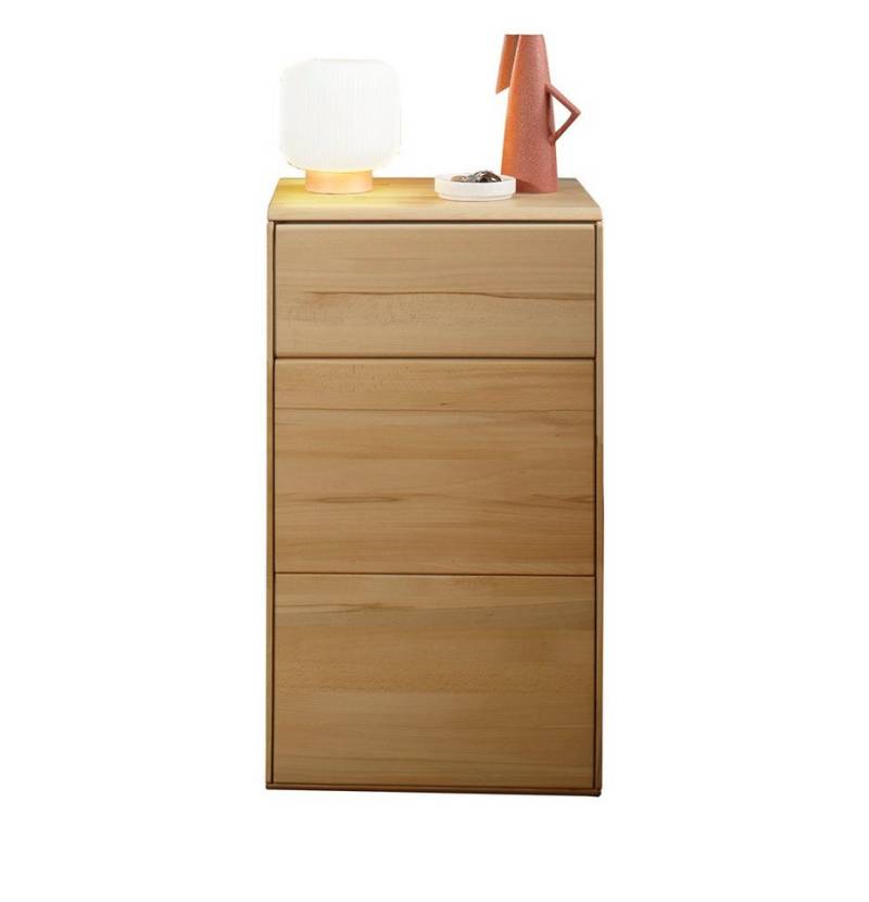 Main Möbel Kommode Kommode 51x91cm "Messina" Kernbuche massiv von Main Möbel
