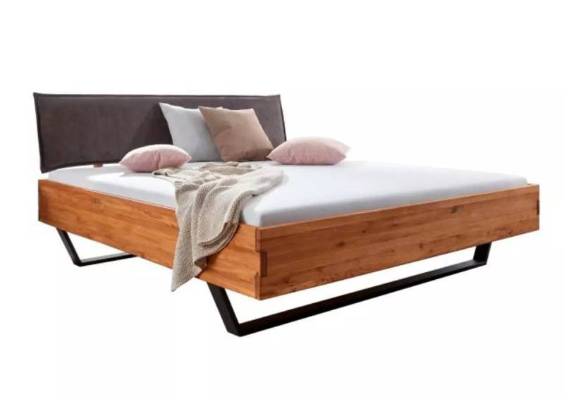 Main Möbel Massivholzbett Doppelbett 'Amelie' 200x200cm Wildeiche massiv von Main Möbel