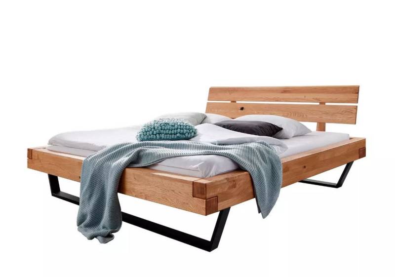 Main Möbel Massivholzbett Doppelbett 'Mia' 180x200cm Wildeiche geölt von Main Möbel