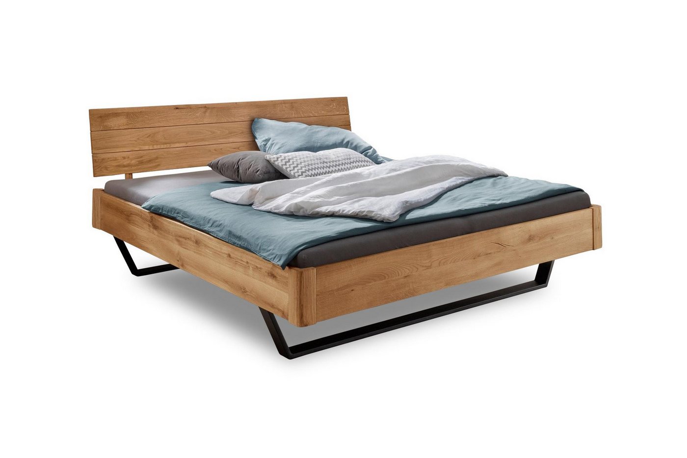 Main Möbel Massivholzbett Doppelbett 'Mona II' 180x200cm Wildeiche geölt Main Möbel Massivholzbett Doppelbett 'Mona II' 180x200cm Wildeiche geölt von Main Möbel