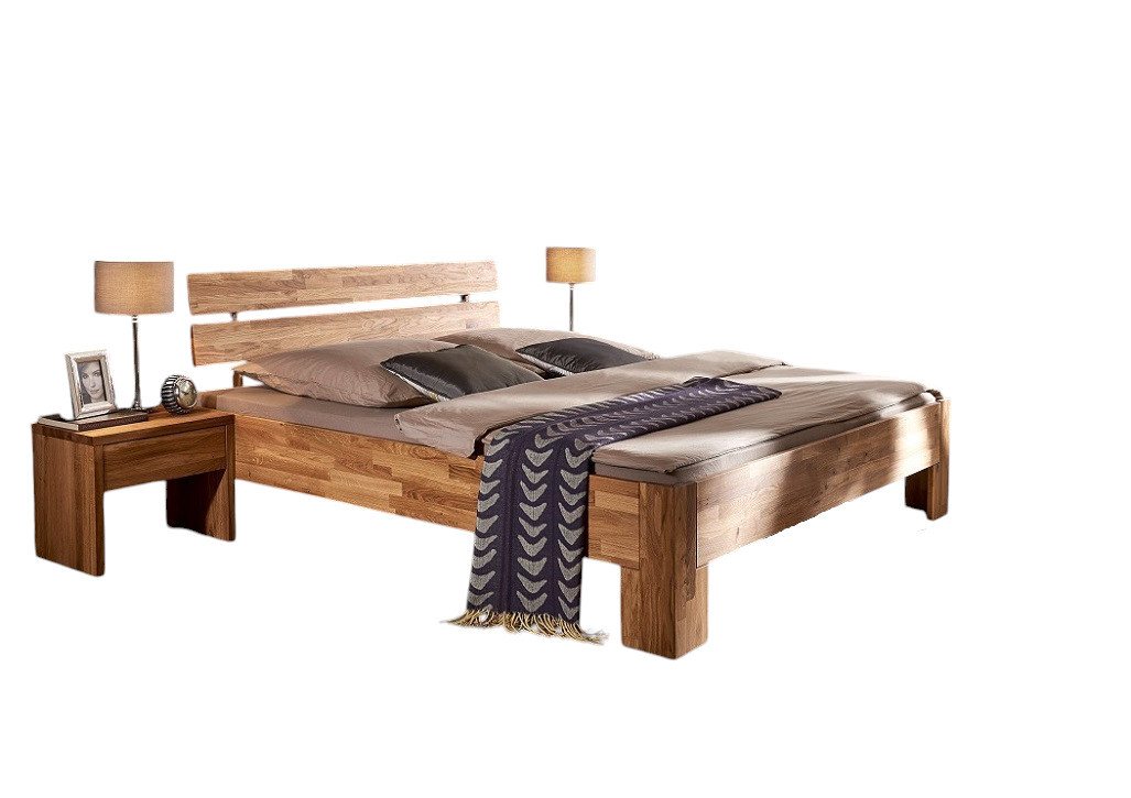Main Möbel Massivholzbett Main Möbel Doppelbett 'Ella' 200x200cm Wildeiche geölt Main Möbel Massivholzbett Main Möbel Doppelbett 'Ella' 200x200cm Wildeiche geölt von Main Möbel