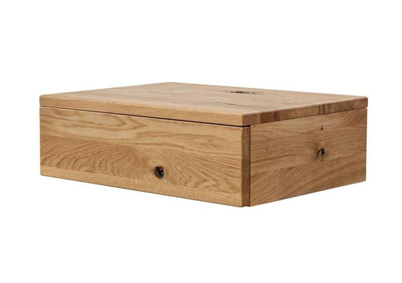 Main Möbel Nachtkonsole Nachtkonsole 45x14cm 'Amelie' Wildeiche geölt von Main Möbel