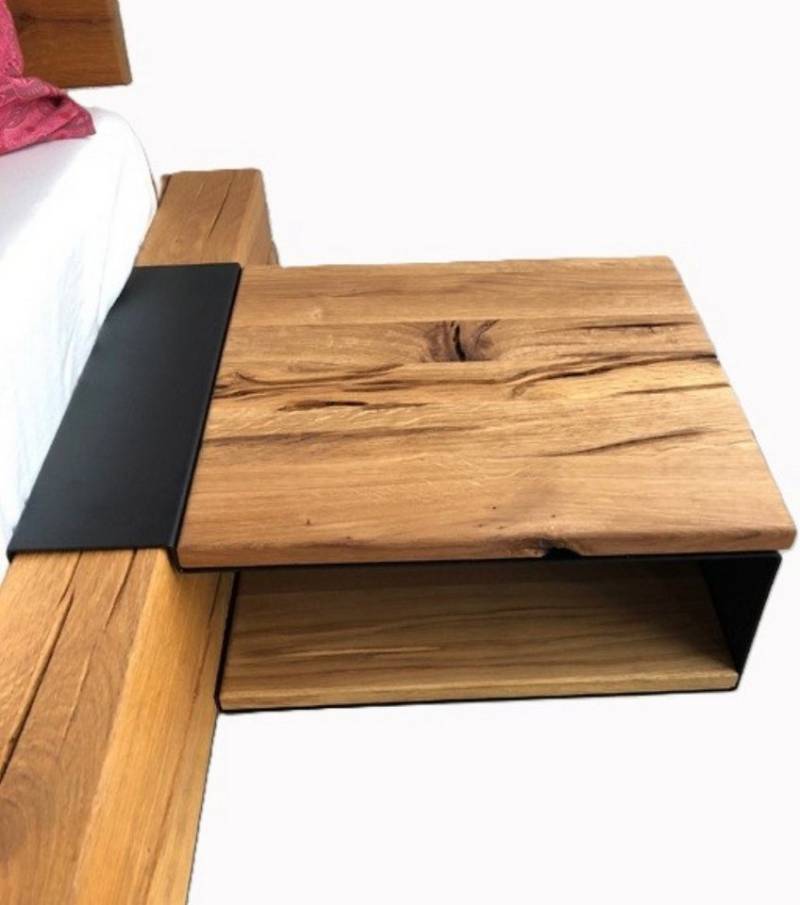 Main Möbel Nachttisch Nachttisch 44x15cm 'Theresa' Wildeiche geölt von Main Möbel