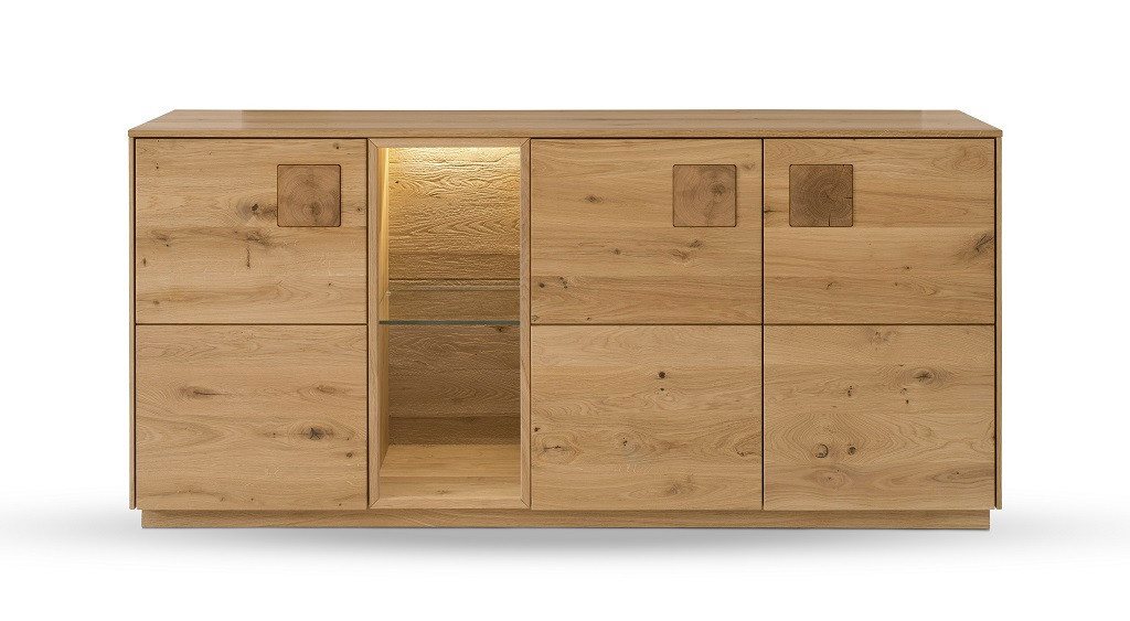 Main Möbel Sideboard Sideboard 170x80cm 'Monza' Wildeiche geölt von Main Möbel