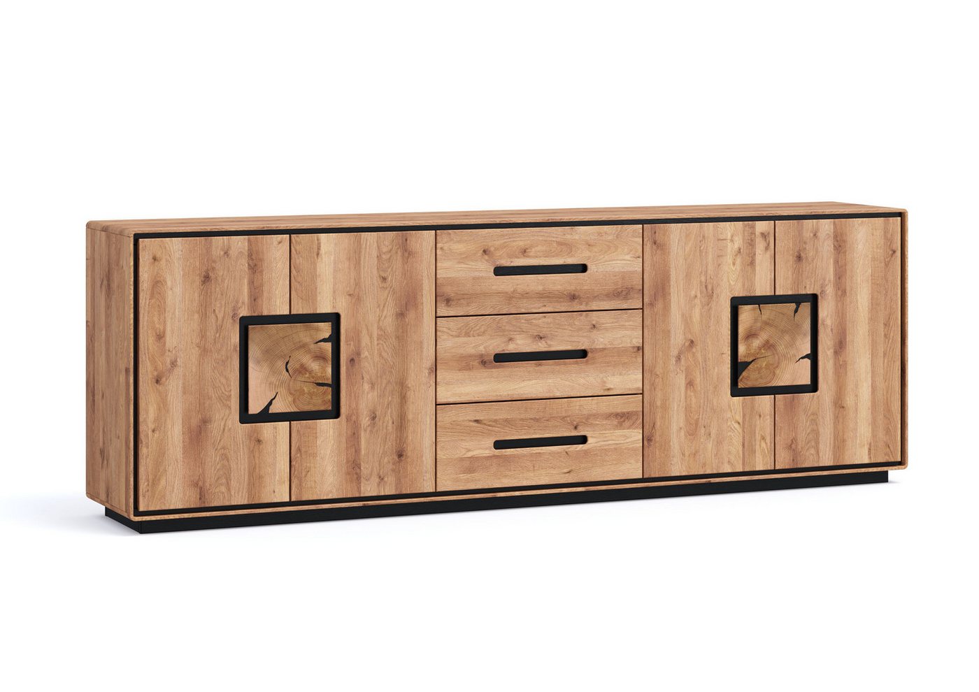 Main Möbel Sideboard Sideboard 226x77cm "Zarah" Wildeiche geölt Main Möbel Sideboard Sideboard 226x77cm "Zarah" Wildeiche geölt von Main Möbel