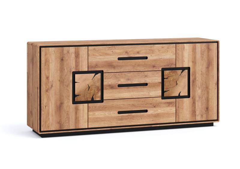 Main Möbel Sideboard Sideboard Kommode 165x77cm Wildeiche Zarah von Main Möbel