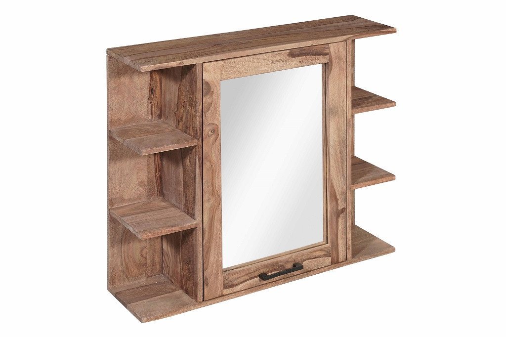 Main Möbel Spiegelschrank Spiegelschrank 80x71cm 'Hudson' Palisander gebeizt Main Möbel Spiegelschrank Spiegelschrank 80x71cm 'Hudson' Palisander gebeizt von Main Möbel