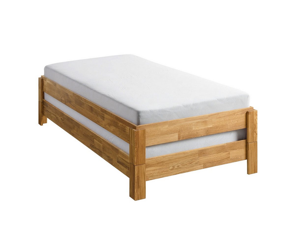 Main Möbel Stapelbett 2er-Set Stapelbett 90x200cm 'Dubi' Wildeiche massiv Main Möbel Stapelbett 2er-Set Stapelbett 90x200cm 'Dubi' Wildeiche massiv von Main Möbel