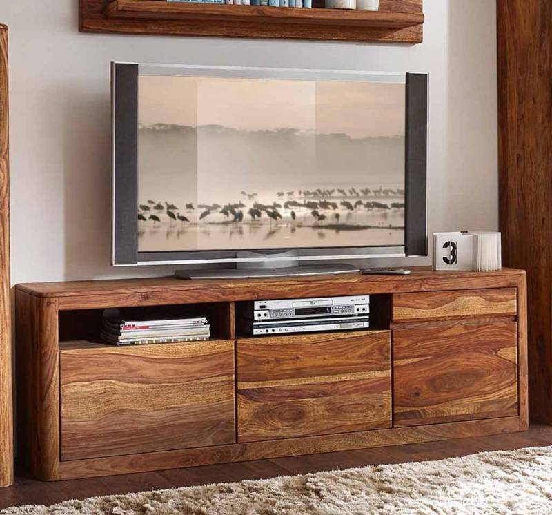 Main Möbel TV-Schrank TV Element 1 Türe 2 Schubkästen 180x60cm "Indian Sunset" Palisander von Main Möbel
