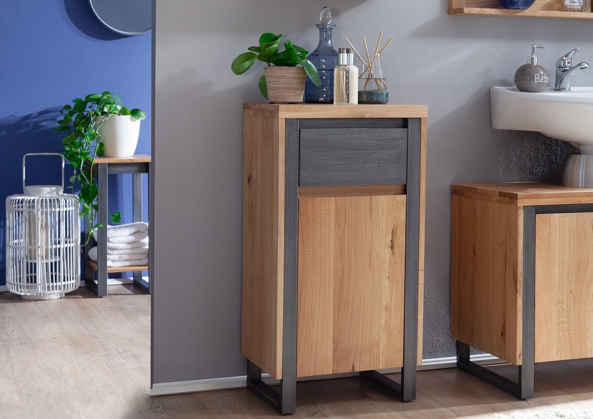 Main Möbel Unterschrank Badunterschrank 45x85cm 'Taipeh' Wildeiche massiv Main Möbel Unterschrank Badunterschrank 45x85cm 'Taipeh' Wildeiche massiv von Main Möbel