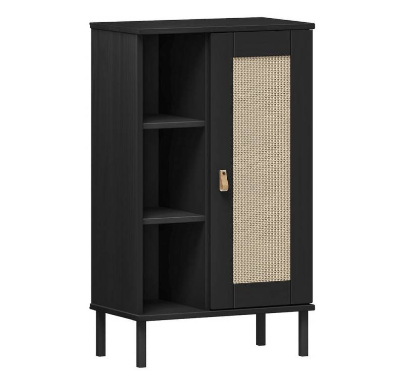 Main Möbel Unterschrank Badunterschrank 52x90cm 'Seattle' Kiefer massiv schwarz von Main Möbel