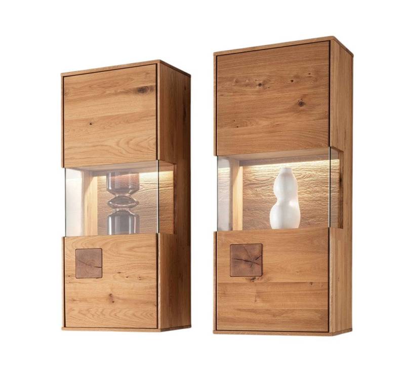 Main Möbel Vitrine Hängevitrine rechts 43x104cm 'Monza' Wildeiche geölt von Main Möbel
