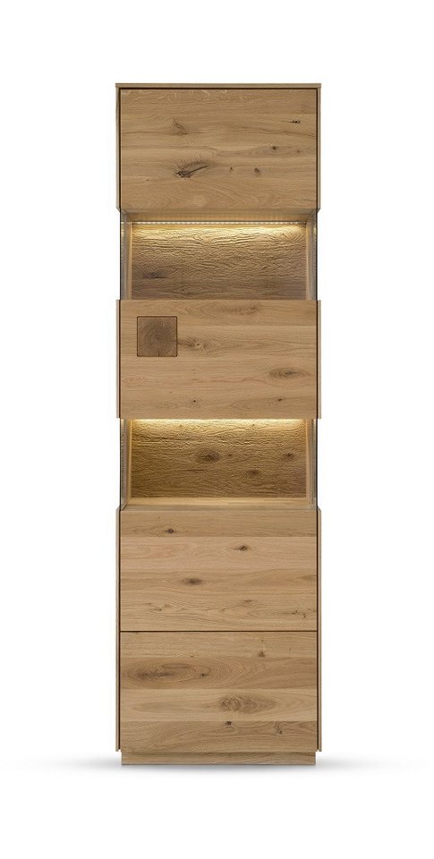 Main Möbel Vitrine Vitrine 63x209cm 'Monza' Wildeiche geölt Main Möbel Vitrine Vitrine 63x209cm 'Monza' Wildeiche geölt von Main Möbel