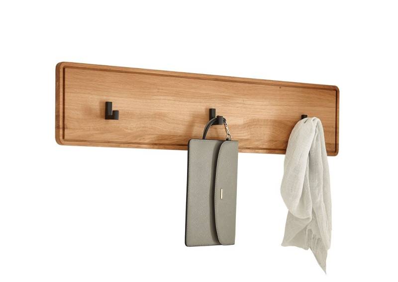 Main Möbel Wandgarderobe 80cm "Kent" Wildeiche massiv von Main Möbel